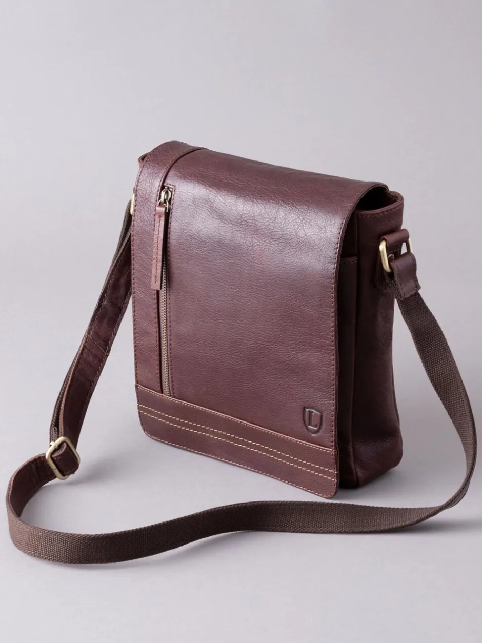 Tassen*Lakeland Leather - Keswick messenger bag, medium Bruin