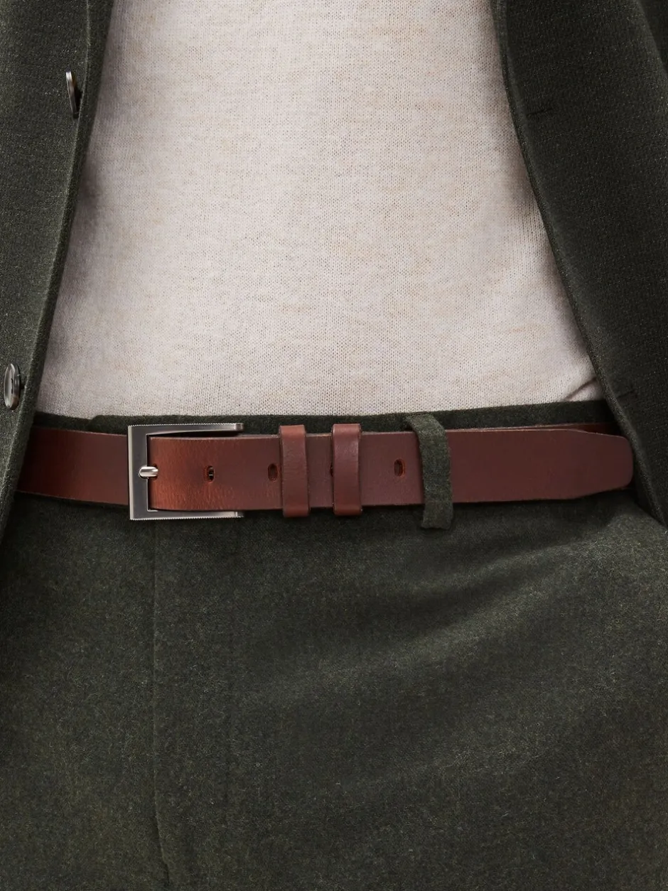 Riemen En Bretels|Next Bruin - Leren riem