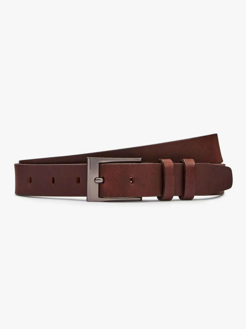 Riemen En Bretels|Next Bruin - Leren riem