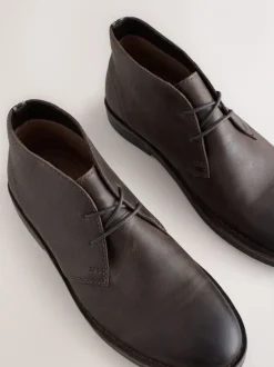 Boots|Next - Leren schoen Bruin