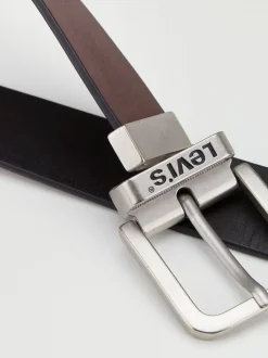 Riemen En Bretels|Levi's Bruin - ® aan twee kanten draagbare riem
