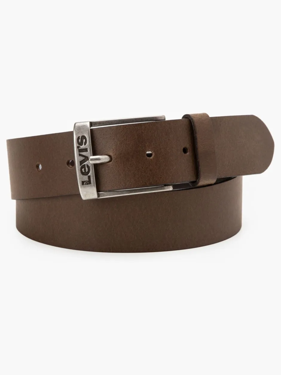 Riemen En Bretels*Levi's - ® leren Duncan riem Bruin