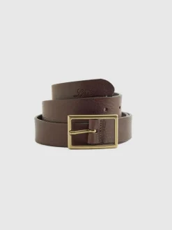Ceintuurs|Levi's - ® Logo Rectangle Buckle Belt Bruin
