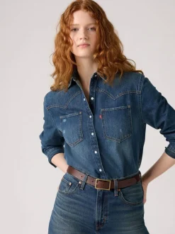 Ceintuurs|Levi's - ® Logo Rectangle Buckle Belt Bruin