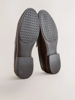 Formele Schoenen|Next - Loafers van lusjesstof Bruin