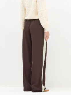 Broeken*Long Tall Sally - broek met wijde pijpen Bruin
