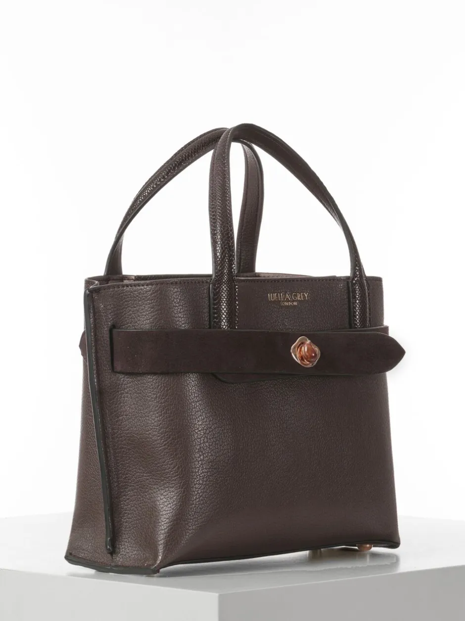 Tassen En Portemonnees*Luella Grey - Tan Oriel Cross Body Bag Bruin