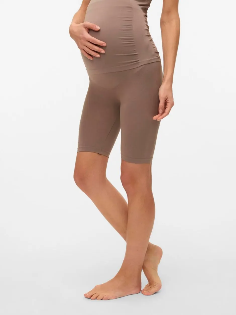 Shorts*Mamalicious - Maternity Seamless Leggings Bruin