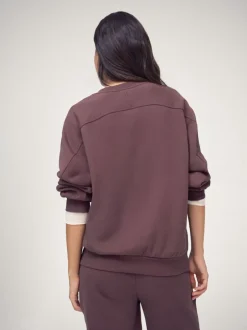 Sportkleding*OSIA - Crew Neck Oversized Sweatshirt Bruin
