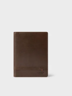 Portemonnees*Osprey London - The London Leather Passport Cover Bruin