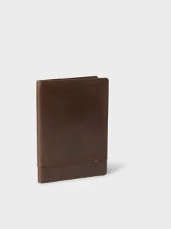 Portemonnees*Osprey London - The London Leather Passport Cover Bruin