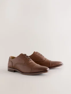 Schoenen|Formele Schoenen|Next - Oxford-schoenen met neusstuk Bruin