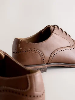 Schoenen|Formele Schoenen|Next - Oxford-schoenen met neusstuk Bruin