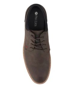 Schoenen*Pavers - Casual Cushioned Lace Up Shoes Bruin