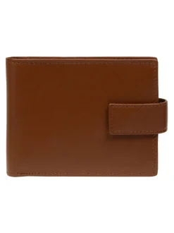 Portemonnees|Pure Luxuries London - 'Henry' Leather Wallet Bruin