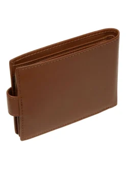 Portemonnees|Pure Luxuries London - 'Henry' Leather Wallet Bruin