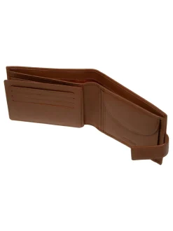 Portemonnees|Pure Luxuries London - 'Henry' Leather Wallet Bruin