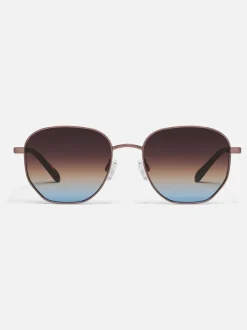 Zonnebril|QUAY - Big Time Polarised Sunglasses Bruin