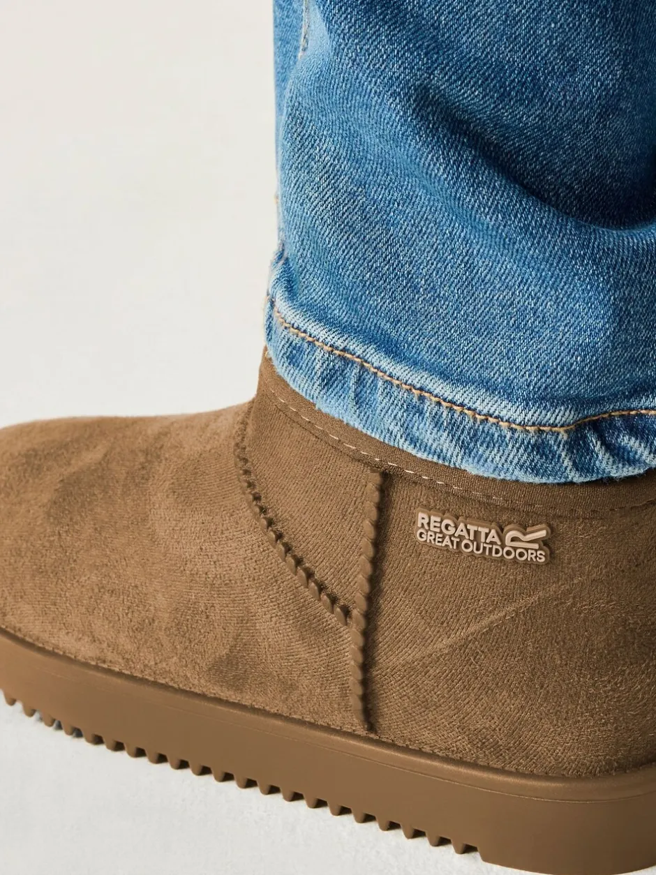Boots|Regatta - Risley Short Junior Cosy Lined Waterproof Boots Bruin