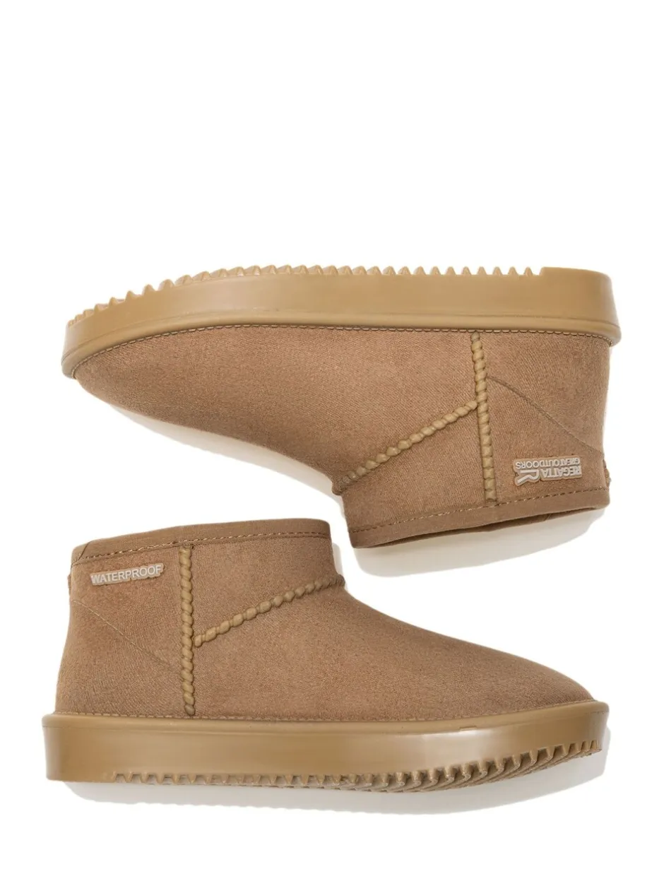 Boots|Regatta - Risley Short Junior Cosy Lined Waterproof Boots Bruin