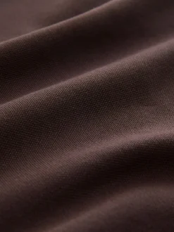 Poloshirts*Next Bruin - Regular fit poloshirt met korte mouwen en contrasterende randen