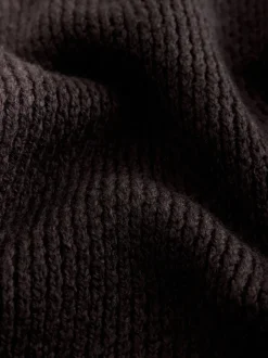 Gebreide Kleding|Next - Regular Fit Textured Crew Jumper Bruin