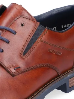 Schoenen*Rieker - veterschoenen voor heren Bruin