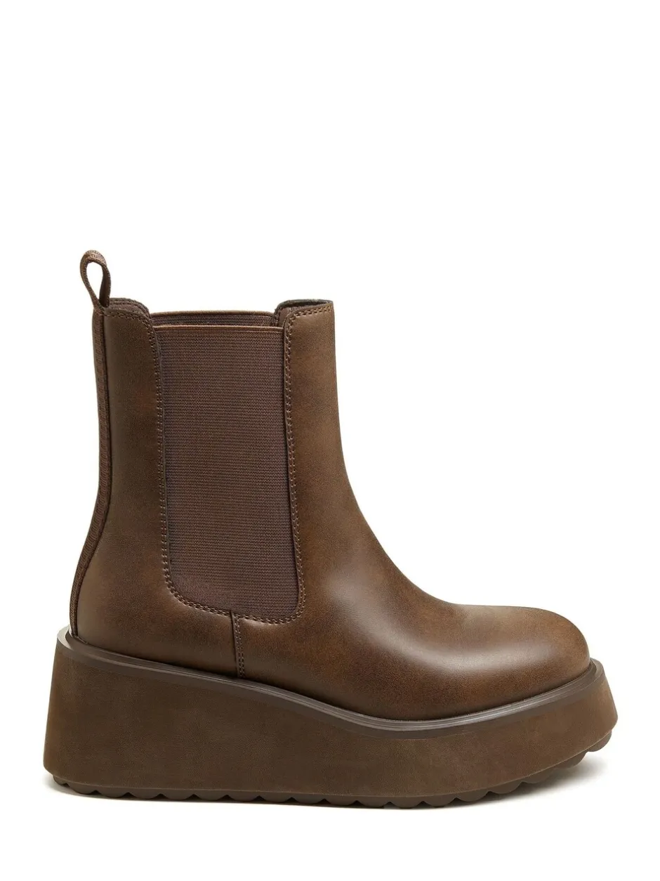Boots*Rocket Dog - Heyday PU Ankle Boots Bruin