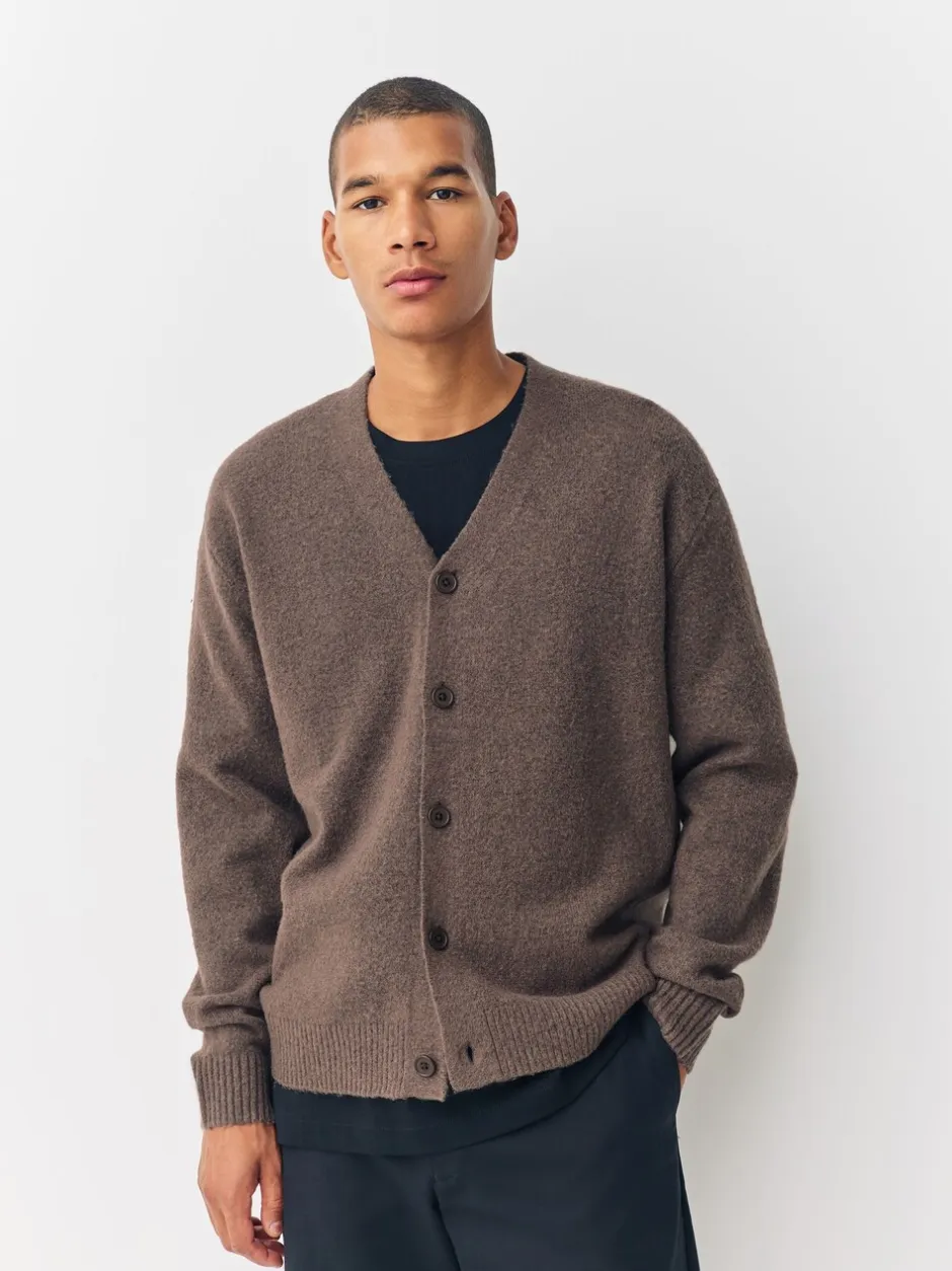 Gebreide Kleding*Next - Ruimvallend knus vest met wol Bruin