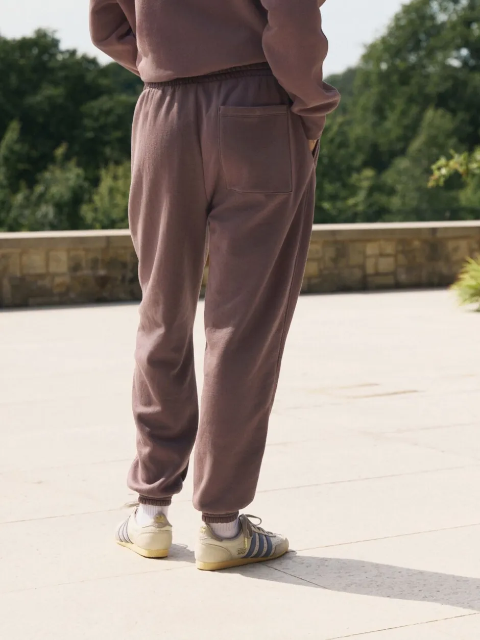 Leggings En Joggingbroeken*self. Bruin - joggingbroek met boorden