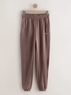 Leggings En Joggingbroeken*self. Bruin - joggingbroek met boorden