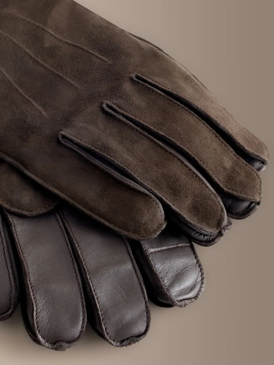 Mutsen, Sjaals En Handschoenen*Next Bruin - Signature Suede Gloves