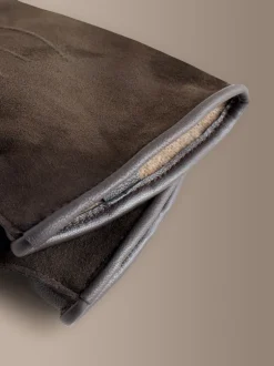 Mutsen, Sjaals En Handschoenen*Next Bruin - Signature Suede Gloves