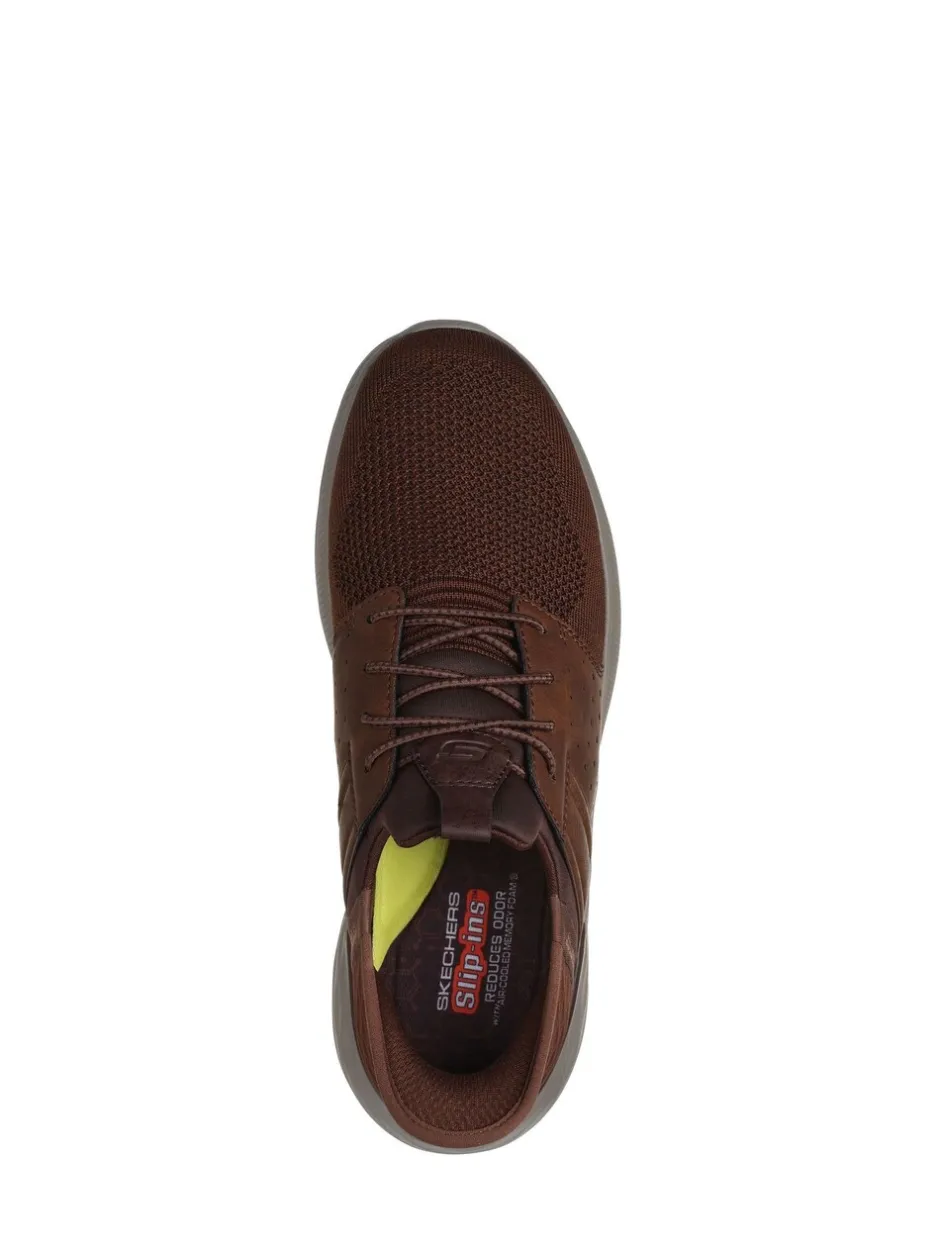 Schoenen|Skechers - Garner Newick instapsneakers Bruin