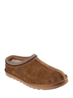 Pantoffels*Skechers - Renten Slippers Bruin