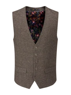 Vesten*Skopes Bruin - Jude maatsnit getailleerd vest