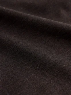 Broeken En Chino's*Next - Slimme broek met elastische tailleband en wolgehalte Bruin