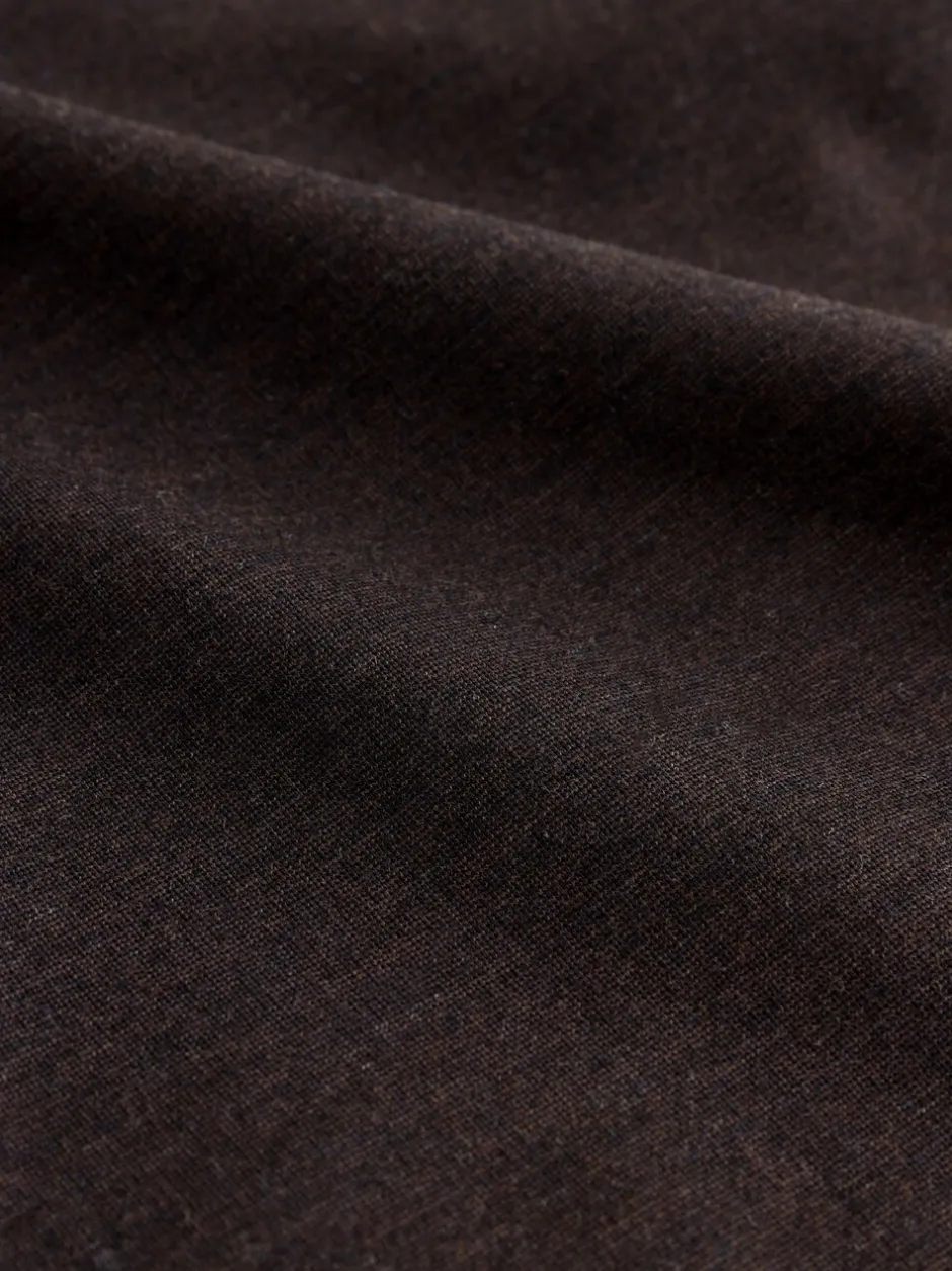 Broeken En Chino's*Next - Slimme broek met elastische tailleband en wolgehalte Bruin
