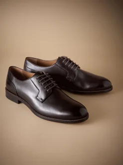 Formele Schoenen*Next - Standaard pasvorm - Signature - Derby-schoenen met leren zool Bruin