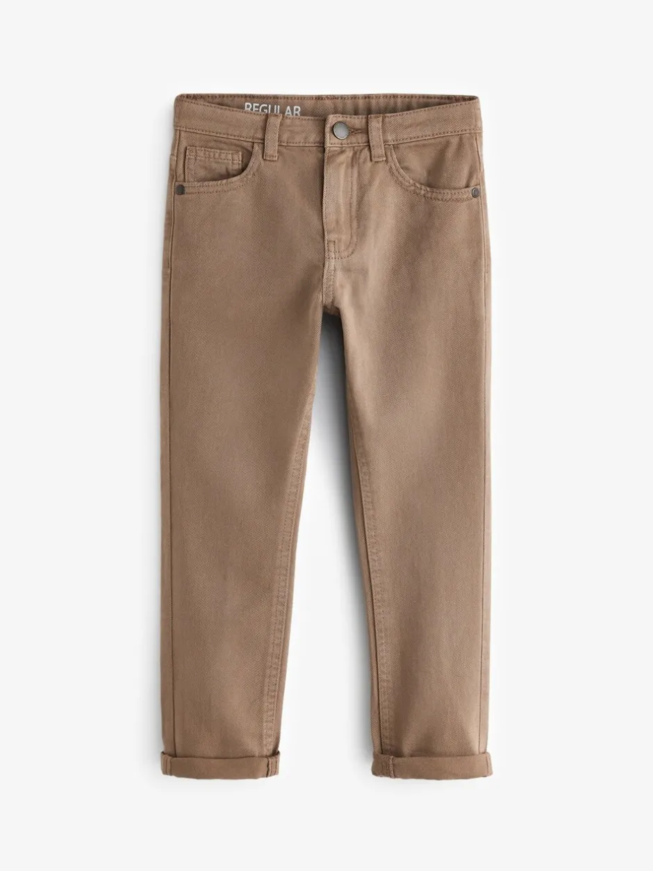 Jeans|Next Bruin - Stretchjeans (3-17jr)