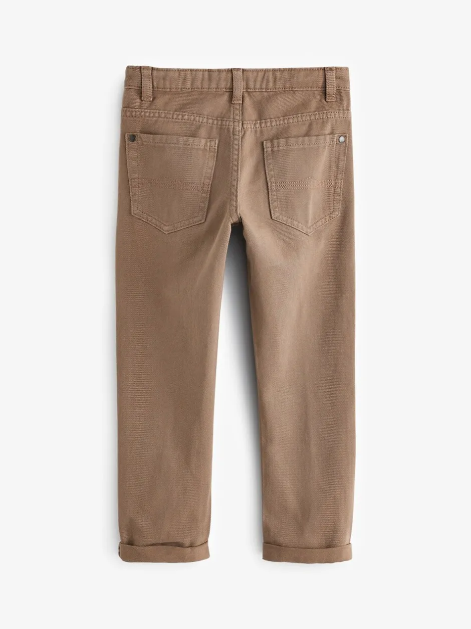 Jeans|Next Bruin - Stretchjeans (3-17jr)