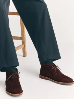 Boots|Next Bruin - Suède woestijnlaars