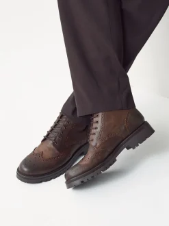 Boots|Next Bruin - Tall Chunky Lace-Up Brogue Boots