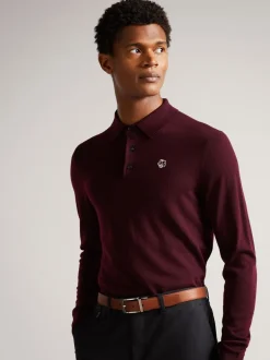 Riemen En Bretels*Ted Baker - omkeerbare leren Karmer riem Bruin