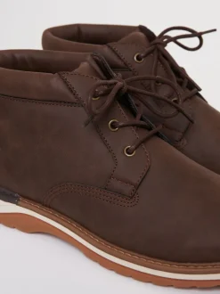 Boots|Threadbare - Lace-Up Boots Bruin