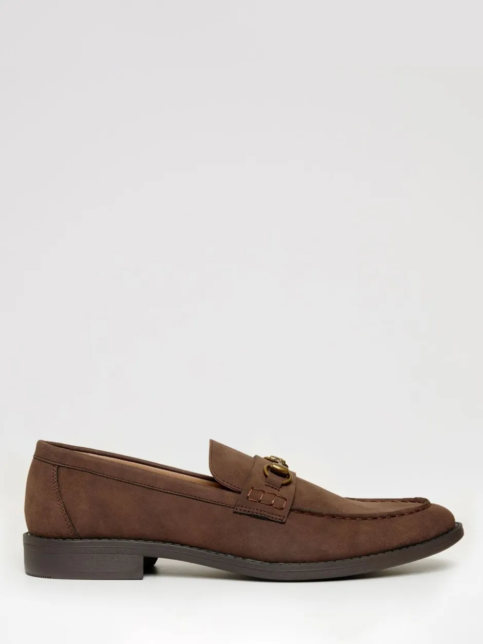 Schoenen|Formele Schoenen|Threadbare - Snaffle Loafers Bruin