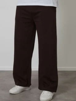 Joggingbroeken|Threadbare - Wide Leg Joggers Bruin