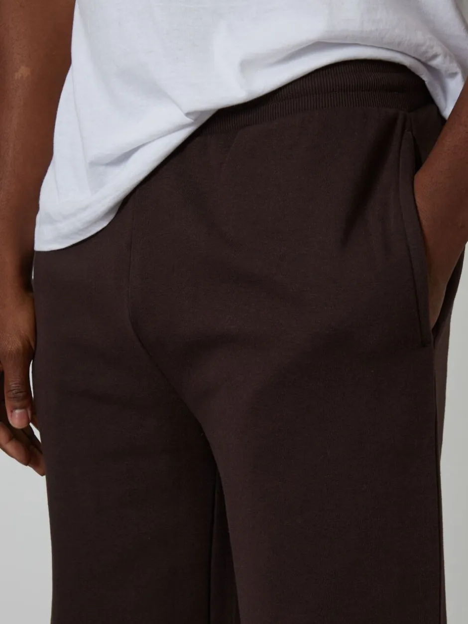 Joggingbroeken|Threadbare - Wide Leg Joggers Bruin