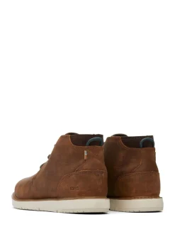 Boots*Toms - - Halfhoge leren Navi laarzen Bruin