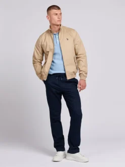 Jassen En Jacks*U.S. Polo Assn - . Mens 100% Cotton Twill Harrington Jacket Bruin